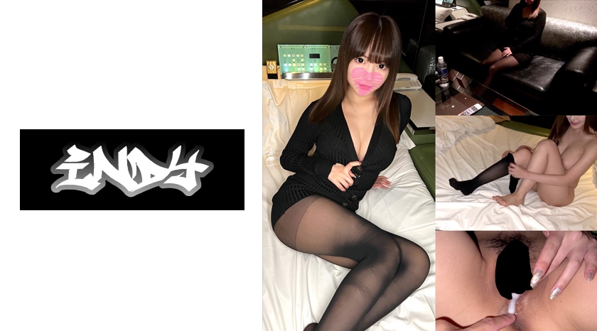 534IND-129の女優は蘭々｜【個人撮影】ネイリストの黒パンスト美女とP活_痴女なお姉さんにぶっかけしたり中出しして来ました。