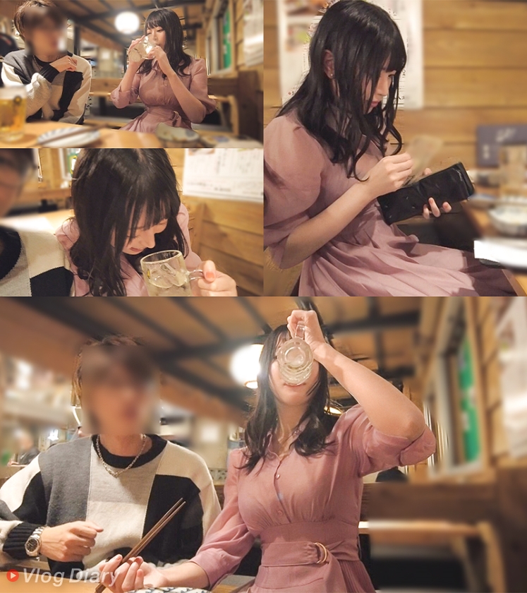 535LOG-026 【巨乳、酒クズ、性欲強い。】キモ客相手にストレスフルなコンカフェ嬢の発散方法はイケメンとヤリまくることwww無職の男を呼び出し酒を飲み散らかし、豪快に奢る！！そしてメ… (1)